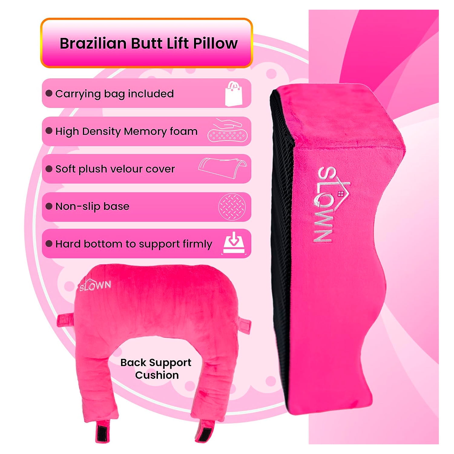 BBL Pillow  Pink Mobile Labs & Diagnostics