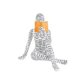 thumbnail image 1 of Reading Woman Ornament Relaxing Reading Sculpture Resin Woman Statue for Book Lovers Home Decoration, 1 of 5