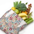 thumbnail image 3 of Wukai Trendy Floral Design Sturdy and Stylish Reusable Canvas Tote Bag: Eco-Friendly, Heavy-Duty Grocery Shopping Bag with Reinforced Handles, 3 of 7