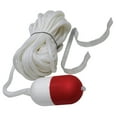 thumbnail image 2 of Kemp USA 12" White and Red Standard Rescue Throw Line and Buoy 75' Rope, 2 of 2
