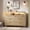 Oak, variant on 7 Drawer Dresser with Smart LED Lights, 54"Wide Modern Fluted Chest of Drawers for Bedroom, Wood Grain Storage Organizer,Dresser TV Stand for Living Room