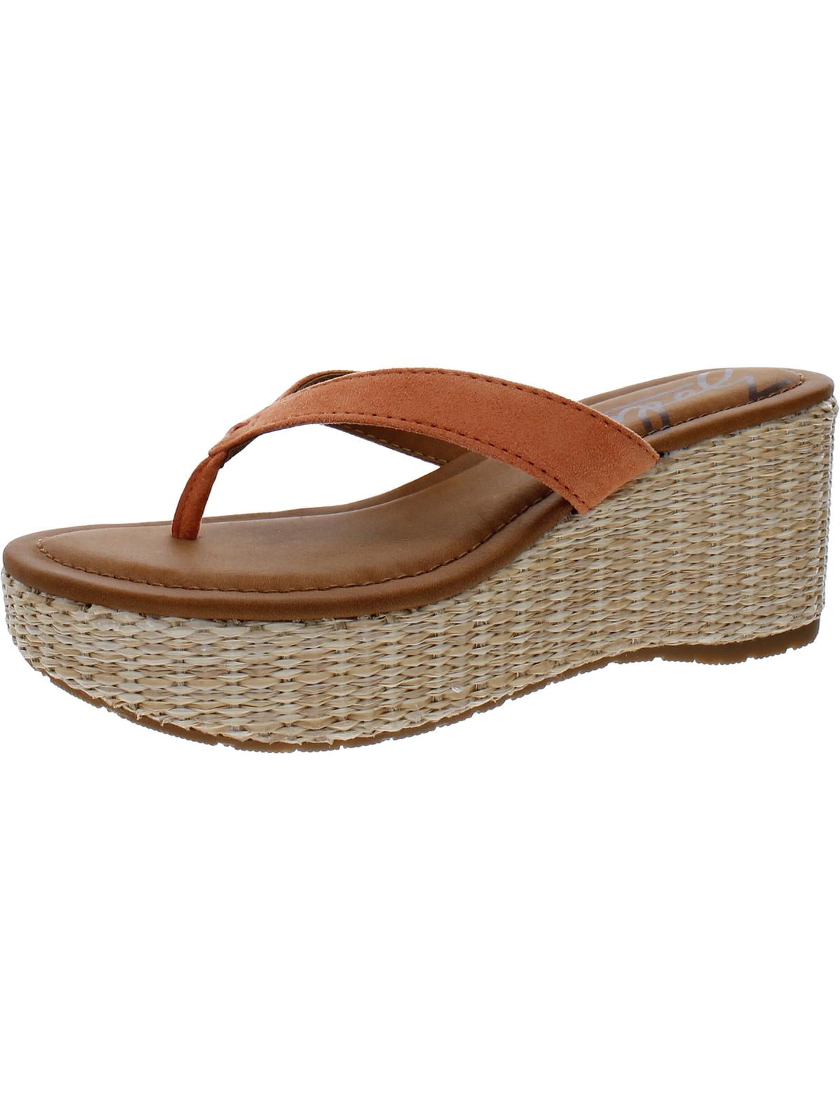 Zodiac Womens Rio Thong Platform Wedge Sandals