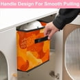 thumbnail image 5 of RATGDN Collapsible Fabric Cube Storage Bin with Double Handles for Living Room Bedroom Office Black - Orange Flowing Paint, 5 of 7