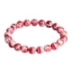 thumbnail image 1 of Pulsera de piedras de sangre naturales de 9 mm para hombre y mujer, 1 of 2