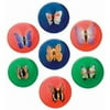 Hi-Bounce Butterfly Balls: Pack of 6 Assorted Colors