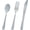 grey plastic silverware, variant on 75 Pack Gold Plastic Cutlery Heavy Duty Gold Plastic Knives Forks and Spoons Disposable Silverware Set for 25 Guest Camping Birthday Baby Shower Party Cutlery Set