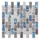 thumbnail image 2 of Vivid Tiles Blue Peel and Stick Tiles 3D Brick Effect Waterproof Kitchen Backsplash Decor Self Adhes, 2 of 5