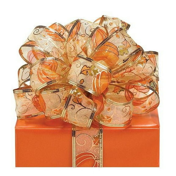 Burton & Burton #9 Pumpkin Ribbon