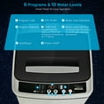 thumbnail image 6 of Costway Full-Automatic Washing Machine 1.5 Cu.Ft 11 LBS Spin Dryer Gray, 6 of 11