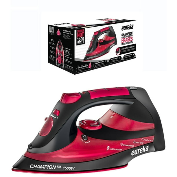 Eureka 1500W Champion Super Hot Powerful Steam Iron