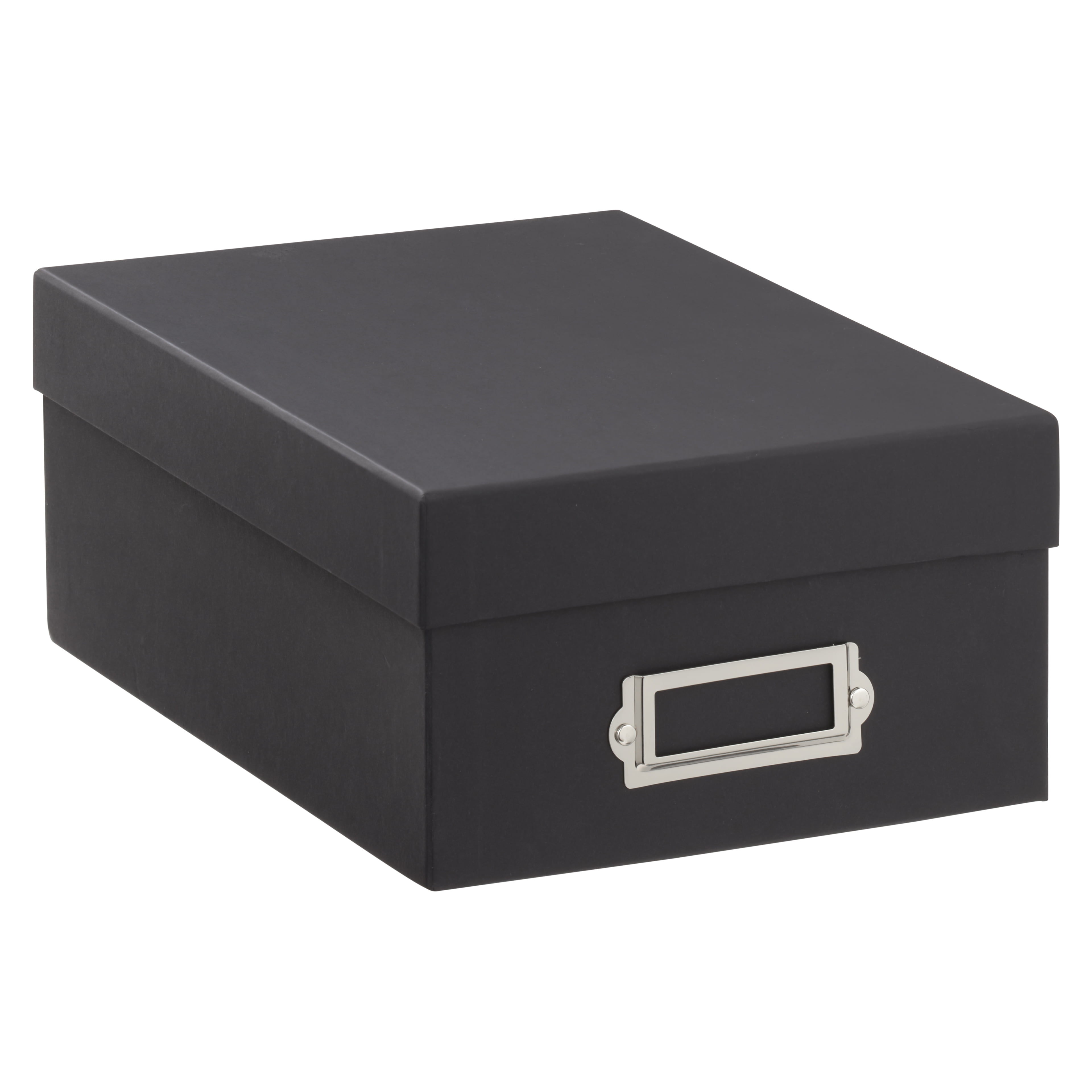 Memory Box by Simply Tidy - Store and Organize Photos - Keepsakes - DVD and CDs - Black - Bulk 12 Pack