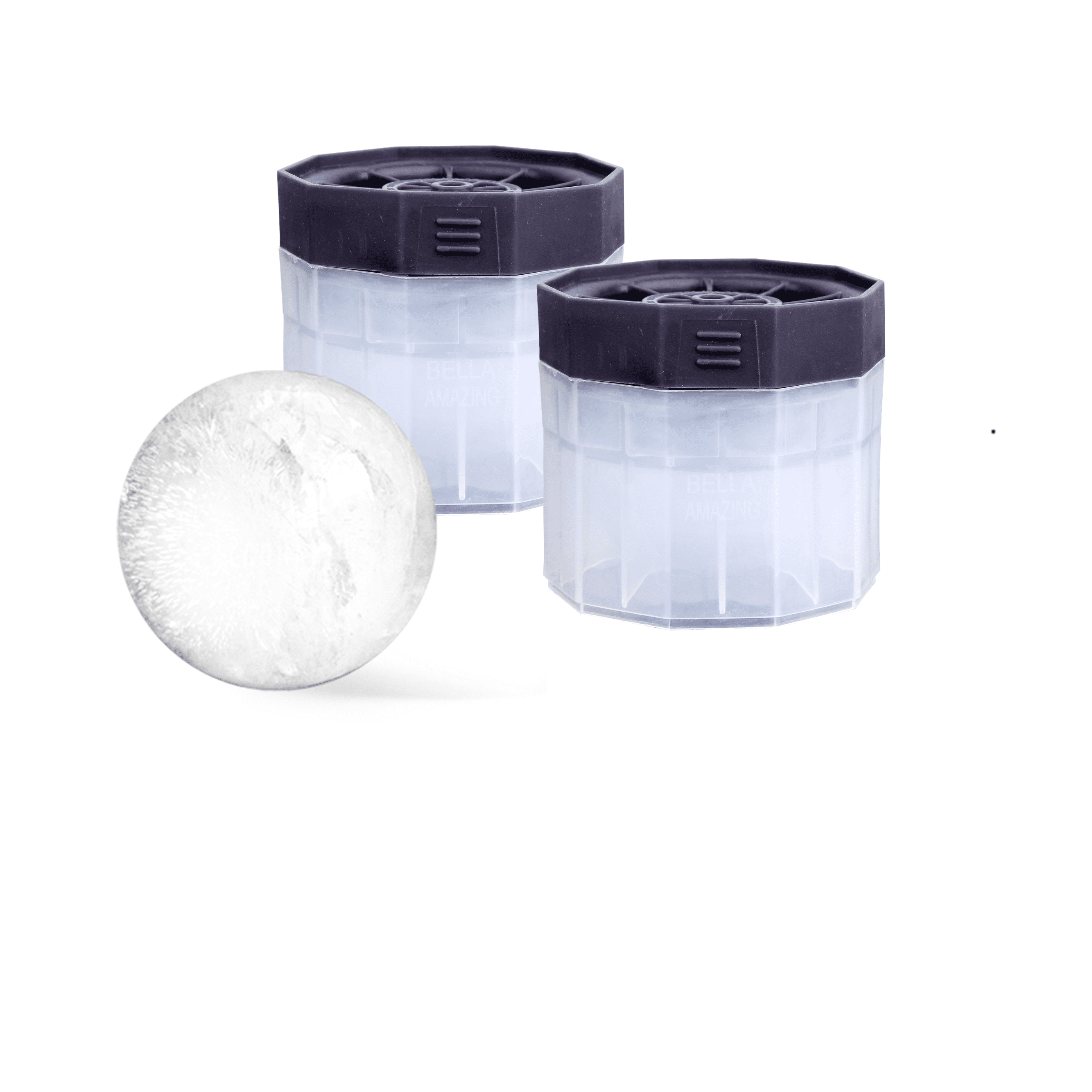 Bella Amazing- Ice Ball Molds, 2.5 Inch Round Ice Cube Molds. This Sta –  Budgetizer Corp
