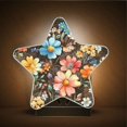 thumbnail image 2 of WOBOGO Moebius Flowers Pattern LED Star Night Light 0.2 Watt Wall Plug Dusk to Dawn Auto Switch Adjustable Brightness Soft White Light, 2 of 6