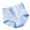 Light blue, variant on Women's Cotton Underwear High Waist Women's Pure Cotton High Waist Can Be Used For Postpartum High Waist Tummy Lifting And Hip Lifting Large Size Pure Cotton High Waist Embossed .