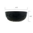 thumbnail image 3 of Mainstays 38 Ounce Round Plastic Etched Bat Bowl, Black, 3 of 8