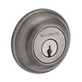 thumbnail image 1 of Baldwin DC.TRD.152 Double Cylindre Traditionnel Pêne Dormant Rond Mat Antique Nickel, 1 of 1