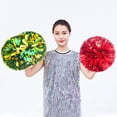 thumbnail image 3 of 4Pcs Cheer Poms Handmade PET Dance Poms Performance Colorful Balls Cheerleading Sports Dance Cheer Pompoms with Handles Type 9, 3 of 9