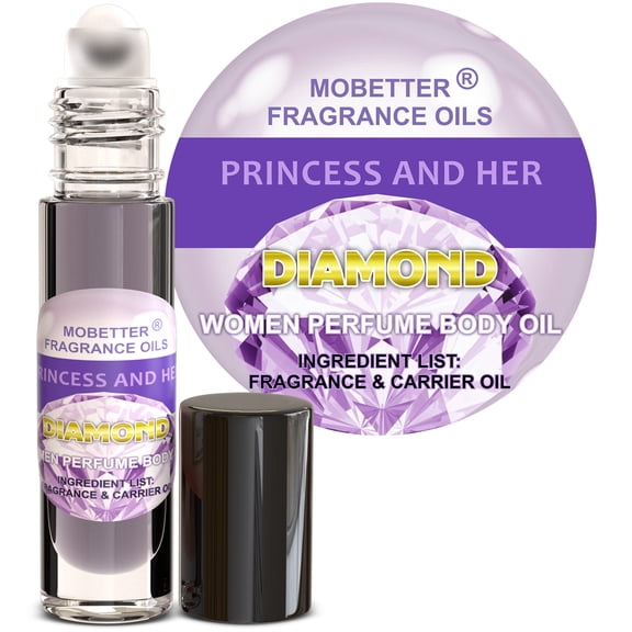 MOBETTER FRAGRANCE OILS Princess and Her Diamond Women Perfume Body Oil roll on