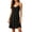 Black, variant on Women's V Neck Sleep Dresses Polka Dot Lace Trim Cami Nightgown Cozy Sleepwear Lounge Dress for Women Pink L