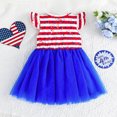 thumbnail image 2 of Vedolay Spring Dresses Girls Summer Dress Short Sleeve Cold Shoulder Solid Color Swing Casual Dresses with Pockets,Red 12-18 Months, 2 of 5
