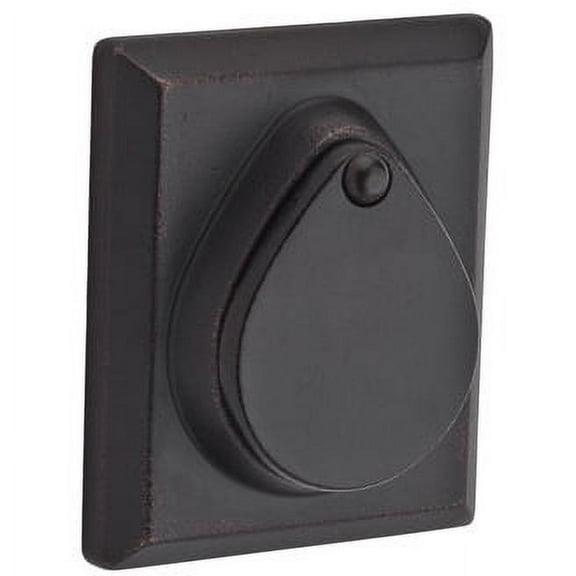 SC.RSD.481.6L.DS Rustic Square 1-Cyl Deadbolt - Dark Bronze