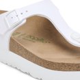 thumbnail image 3 of BIRKENSTOCK GIZEH FLEX PLATFORM VEGAN BIRKO-FLOR Sandals White, 3 of 9