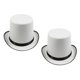 thumbnail image 1 of 2 Magician Top Hat Hombres Mujeres Steampunk Accesorio Vestido Formal Dickens Zulema  Sombrero de copa alto unisex, 1 of 8