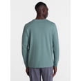 thumbnail image 3 of George Men's and Big Men's Relaxed Fit Cotton Crewneck Tee with Long Sleeves, Size XS-3XL, 3 of 5