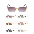 thumbnail image 2 of Sunglasses Men Square Aviator Style Gold Frame Shades Hip Hop Shades Black Lens, 2 of 2