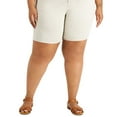 thumbnail image 3 of Style & Co Womens Plus Size Chino Shorts, 3 of 3