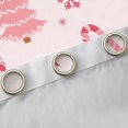 thumbnail image 4 of Manfei Pink Christmas Tree Curtains Pack of 2 (42x84 Each),Cute Santa Claus Curtains Blackout,Brown Gingerbread Man Bedroom Curtains For Girl Boy,Ultra Soft Home Decor, 4 of 6