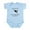 Sky Blue, variant on CafePress - Mommys Snowboard Buddy Body Suit - Baby Light Bodysuit, Size Newborn - 24 Months