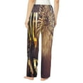 thumbnail image 3 of Balery Happy New Year print Women's Pajama Pants,Ultra Lightweight Pjs,Lounge Pant-Medium, 3 of 9