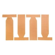 Angle View: Soft Moleskin Turf Toe Strap with Pressure Sensitive Adhesive Backing - 4 Pack