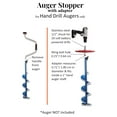 thumbnail image 5 of Ice Fishing Auger Stopper with Drill Bit Adapter (9"disc, fits up to 8" auger blades) for Cordless 20volt Lithium Battery Drills - Prevent Auger Blade from Slipping Beneath The Ice., 5 of 8