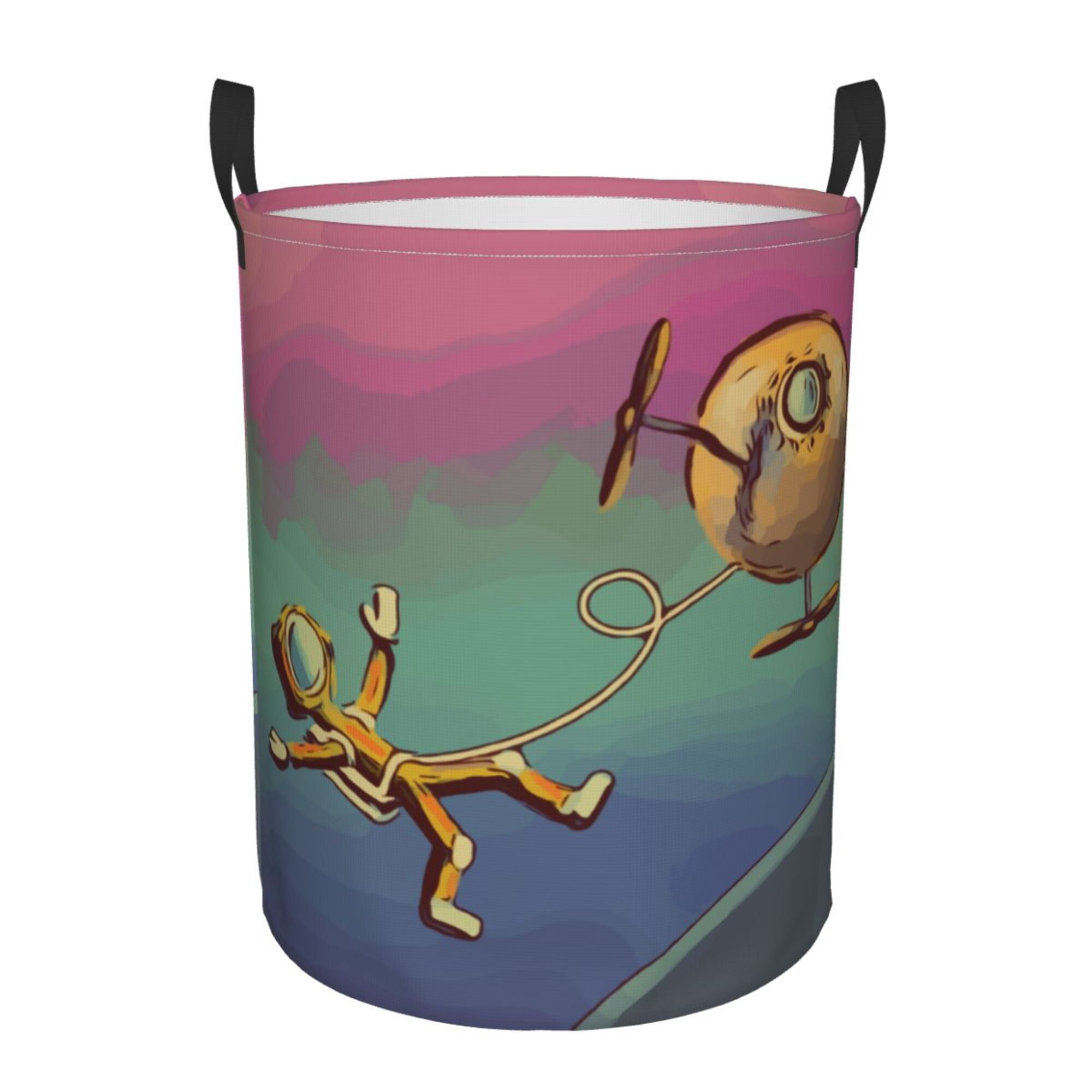 Visual Reference: Douzhe Waterproof Collapsible Large Laundry Baskets Steampunk
