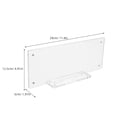 thumbnail image 2 of OUNONA Clear Acrylic Office Door Plate Office Door Signs Business Office Door Sign Multifunctional Acrylic Sign Wall Mounted Office Sign Holder, 2 of 8