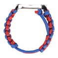 thumbnail image 2 of Correa De Muñeca Con Cordón De Paraguas, Pulsera De Cordón De Paraguas Impermeable Diseño Engrosado Sensación De Mano Para Reloj Mi Band 6/5 NFC ANGGREK Azul rojo, 2 of 8