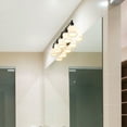 thumbnail image 5 of Z-Lite 733-5V-MB Bryant 12-Inch 5 Light Vanity Wall Mount Light, Black, 5 of 6
