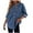 Blue, variant on YOUSNH Women's Casual Button Down Denim Shirt Long Sleeve Boyfriend Oversized Jean Jacket with Pockets Womens Coats Blue XXL