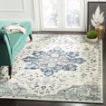 thumbnail image 3 of Safavieh Madison Louise Floral Area Rug, Ivory/Navy, 5'3" x 7'6", 3 of 12