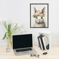 thumbnail image 7 of WFSposter Bunny Rabbit Canvas Wall Art Cute Animal Paintings Watercolor Rabbit Print Flower Crown Animal Nursery Wall Art Cute Bunny Poster Animal Artwork for Girl Nursery Easter Bunny Pictures, 7 of 7