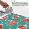 thumbnail image 2 of Dish Drying Mat Drainer Pads - Extra Large Microfiber Drying Mats for Dishes Kitchen Counter Super Absorbent Pads for Draining Racks (Green,16"x18" ), 2 of 7