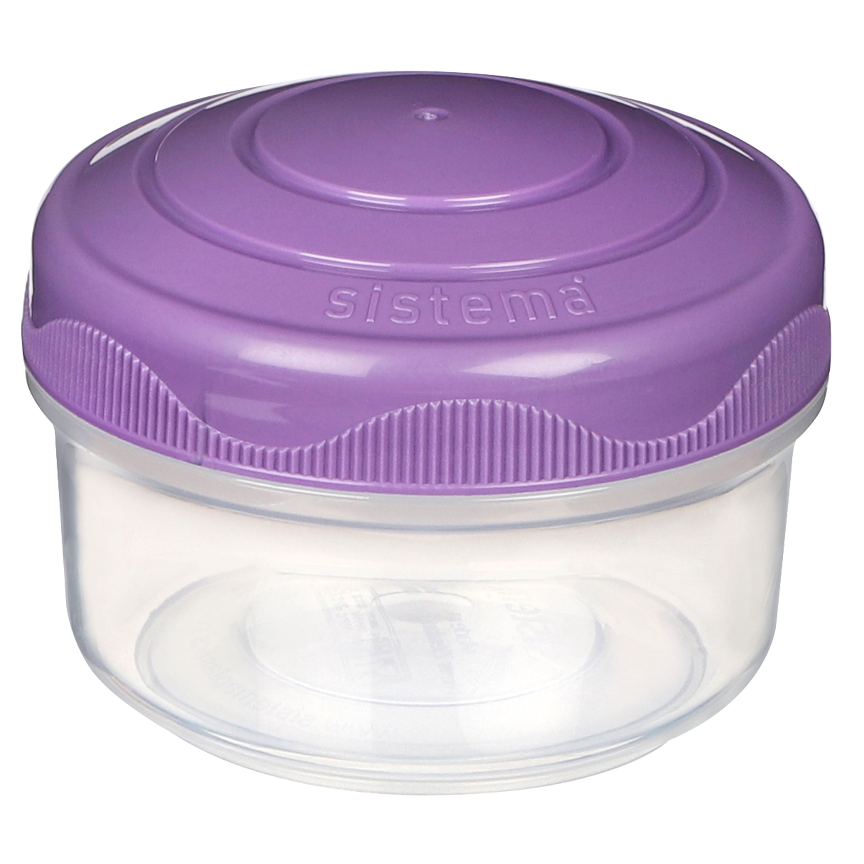 3 x Sistema To Go Mini Bites Snack Pots, Dips, Food Containers 130