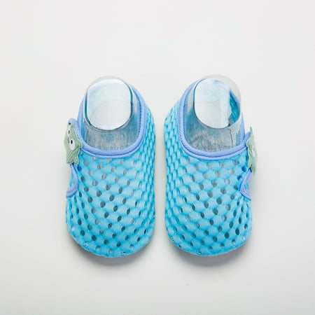 

Cathalem Toddler Boy Shoes 6 Animal Kids Boys Socks Barefoot Shoes Socks Non Slip Girls Floor Cartoon Pattern Mesh Infant Shoes Shoes Sky Blue 6 Months