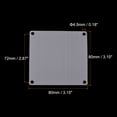 thumbnail image 2 of Cubierta de malla a prueba de polvo para ventiladores de computadora Uxcell 3.15"x3.15" Filtros de rejilla de ventilador PVC Blanca 5pcs, 2 of 5