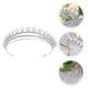 thumbnail image 5 of Tocado de novia elegante de 1 pieza, tocado de corona de perlas brillantes, tocado de boda, 5 of 6