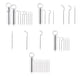 thumbnail image 2 of Qarigey Office Hotel Adults Portable Stainless Steel Travel Cleaning Tool Personal Pinicing Pick Camping Toothpicks Mouthcare Tooth cuidado de los oídos Curvo 1Pc, 2 of 3