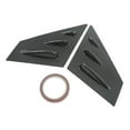 thumbnail image 1 of Door Mirror Side Spoiler Plate,2pcs Rearview Mirror Side Mirror Side Spoiler Trim Wing Mirror Side Spoiler Cover High-Precision Functionality, 1 of 8