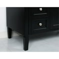 thumbnail image 5 of Elegant Decor Park Avenue 40" Solid Wood & Metal Single Bathroom Vanity in Black, 5 of 8